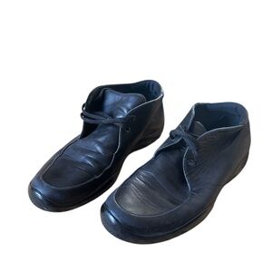 Men's Prada Sport Black Leather Shoes 10